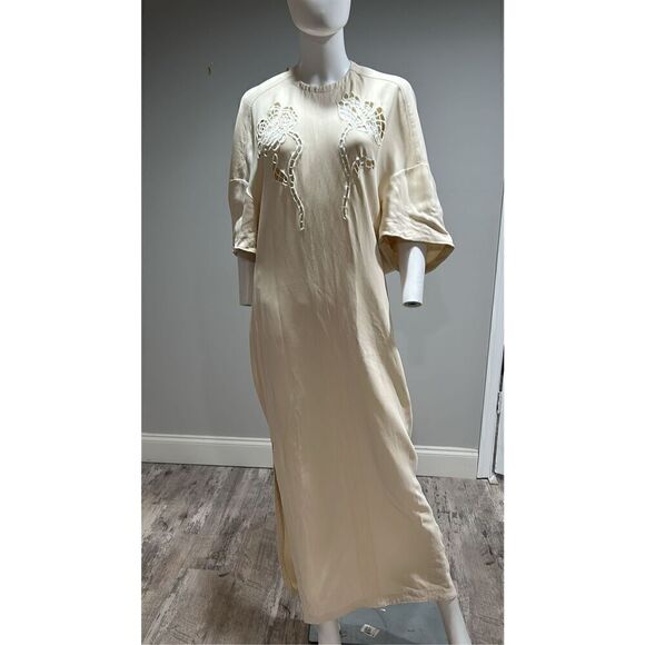 Stella McCartney Broderie Anglaise Cut Out Maxi Dress Size 8-10 (44) - Picture 7 of 14
